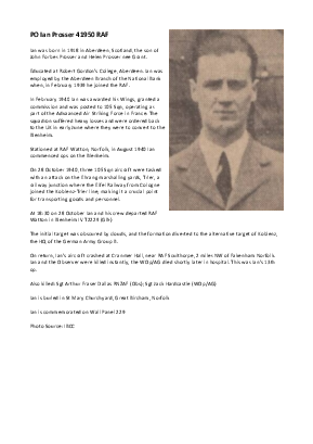 A preview of a PDF biography for Prosser, Ian